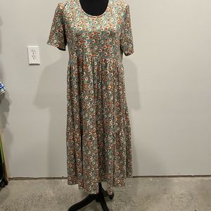 Floral knit dress Size Small